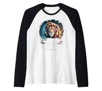 Salmo 121:4 - No duerme El Que cuida Mi Vida Christian Maglia con Maniche Raglan