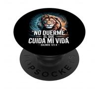 Salmo 121:4 - No duerme el que cuida mi vida Christian PopSockets PopGrip Adesivo