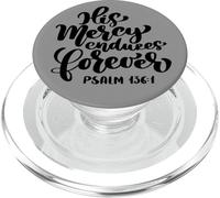 Salmo 136:1 La sua misericordia dura per sempre PopSockets PopGrip per MagSafe
