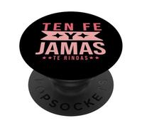 Salmo 23 Spanish Religious Faith Tee Fe, Esperanza, y Amor PopSockets PopGrip Adesivo