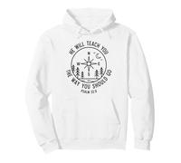 Salmo 32:8 Egli VI insegnerà la Bussola all'aperto Felpa con Cappuccio