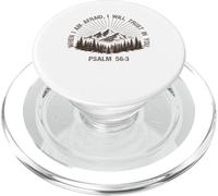 Salmo 56:3 Montagne Retrò Cristiano Religioso Versetto Bibbia PopSockets PopGrip per MagSafe