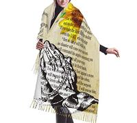 Salmo 91 Egli Mi Invocherà E Io Risponderò Versetto Ready Sunflower Invernale Sciarpe Scialle Morbido Foulard Con Nappe Elegante Sciarpe Lunghe Da Donna