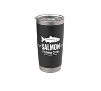 Salmon Fishing Crew River Hunter Bicchiere termico in acciaio inox doppia parete