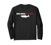 Salmon Slayer - Camicia da pesca al salmone Maglia a Manica