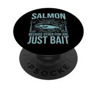 Salmone perché altri pesci sono solo esca pesca al salmone PopSockets PopGrip Adesivo
