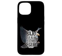 Salmos 91:4 - Bajo Tus Alas Estaré Seguro Aquila Cristiana Custodia per iPhone 15