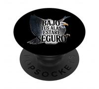 Salmos 91:4 - Bajo Tus Alas Estaré Seguro Aquila Cristiana PopSockets PopGrip Adesivo