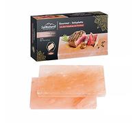 SalNatural Gourmet - Pietre per sale, 20 x 10 x 2,5 cm, confezione da 2 pezzi