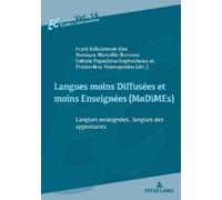 Salomi Papadima Langues moins Diffusées et moins Enseignées (MoDiMEs (Tascabile)