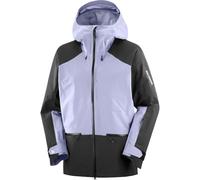 Salomon - Giacca da sci impermeabile da uomo - Absolute 3L Jkt M Blue Granite/Deep Black per Uomo - Taglia L - Viola