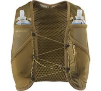 Salomon Active skin 4, gilet da corsa, verde XL Brilliant Olive/Willow