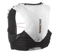 Salomon ADV Skin 5 Race Flag - zaino trail running L Black/White unisex Pfc-Free