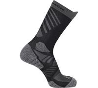 Salomon - Aero Crew - Calze da running EU 39-41 grigio/nero