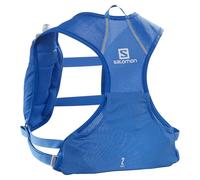 Salomon Agile 2 Set Gilet da Running con Flask Inclusi Unisex, Capacità essenziale, Dettagli riflettenti, Comfort in movimento, Nebulas Blue