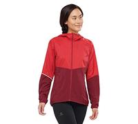 Salomon Agile Wind, Giacca a Vento, Donna, Rosso (Red Chili/Pomegranate), S