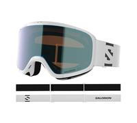 Salomon AKSIUM 2.0 PHOTO, maschera sci unisex antiappannamento per trail running e avventure in montagna, White/Blue