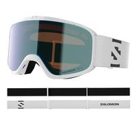 Salomon AKSIUM 2.0 S PHOTO, maschera sci unisex antiappannamento per trail running e avventure in montagna, White/Blue