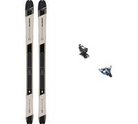 Salomon - Attacchi per scialpinismo - Set Scialpinismo Mtn 86 W Carbon Rainy Day/Aruba Blue 2024 in Alluminio - Nero
