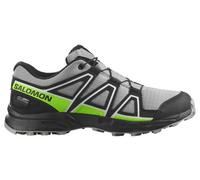 Scarpe Salomon Speedcross ClimaSalomon Waterproof grigio nero verde per bambini - 31