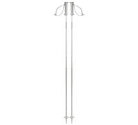Salomon - Bastoncini da sci alpino - Polar Access White in Alluminio - Taglia 125 cm - Bianco
