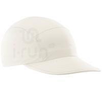 Salomon - Cappello con visiera curva impermeabile da trail - Bonatti Pro 5P Cap Whisper White - Taglia L/XL - Bianco