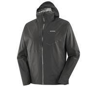 Salomon - Giacca impermeabile e antivento da trail running - Bonatti Waterproof Jkt M Deep Black per Uomo - Taglia M - Nero