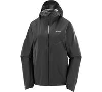 Salomon - Giacca impermeabile e antivento da trail running - Bonatti Waterproof Jkt W Deep Black per Donne - Taglia S - Nero