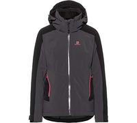 Salomon Brilliant Jkt W Brilliant Jkt W Ebony/Black, Donna, Ebony/Black, L