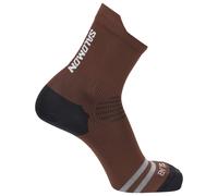 Salomon - Calzini da running - Socks S/Lab Salomon Ultra Crew Decadent Chocolate/Vanilla Ice in Silicone - Taglia L - Marrone