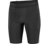 Salomon - Calzoncini da ciclismo traspiranti e con asciugatura rapida - Sense Stow Short Tights 9" M Deep Black per Uomo - Taglia L - Nero