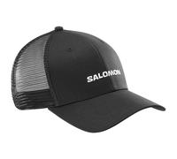 Salomon Cappellino Trucker Logo – Traspirante Unisex per Trail Running, Hiking Nero S-M