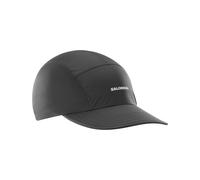 Salomon - Cappello con visiera curva impermeabile da Trail - Bonatti Pro 5P Cap Deep Black - Taglia S\/M - Nero