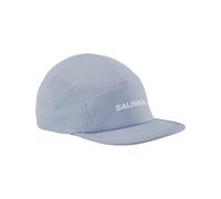 Salomon - Cappello con visiera piatta in cotone per un uso quotidiano - Logo 5 Panel Trade Winds per Uomo in Cotone - Taglia S/M - Grigio