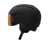 Salomon - Casco con visiera fotocromatica - Driver Pro Sigma Photo Mips Black in Pelle - Taglia M - Nero