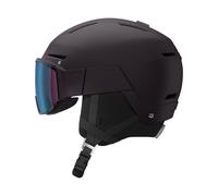 Salomon - Casco con visiera Fotocromatica - Osmo Pro Sigma Photo Nightshade - Taglia 56-59 cm - Nero