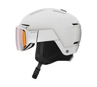 Salomon - Casco con visiera - Osmo White/Univ in Pelle - Taglia 56-59 cm - Bianco