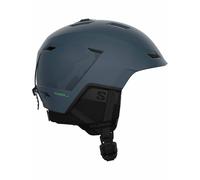 Salomon - Casco da Sci/Snowboard - Pioneer Lt Pro Ebony in Pelle - Taglia 56-59 cm - Grigio