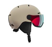 Salomon - Casque de ski/snowboard - Orka Visor Rainy Day - Taglia Bambino M - Beige