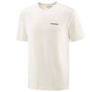 Salomon - Chest Logo Regular Tee - T-shirt XL bianco/beige