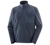Salomon - Pile mezza zip da uomo - Pullover Chroma Fleece HZ M Blue Nights per Uomo - Taglia M - Blu navy