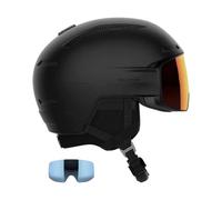 Salomon Driver Prime Sigma Plus, casco da sci con visiera, nero 59-62cm Black