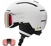 Salomon Driver Prime Sigma Plus MIPS, casco da sci con visiera, bianco 56-59cm White