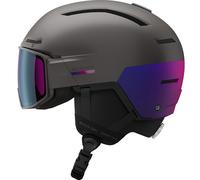 Salomon Driver Pro Sigma, casco da sci con visiera, grigio 53-56cm Beluga Metal