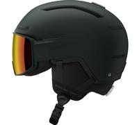 Salomon Driver Pro Sigma, casco da sci con visiera, verde scuro 53-56cm Green Gables