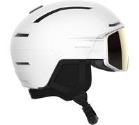 Salomon Driver Pro Sigma, casco da sci con visiera, bianco 56-59cm White