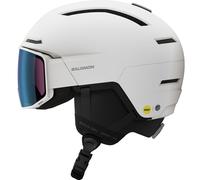 Salomon Driver Pro Sigphoto MIPS, casco da sci con visiera, bianco 56-59cm White