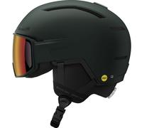 Salomon Driver Pro Sigphoto MIPS, casco da sci con visiera, verde scuro 59-62cm Green Gables