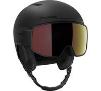 Salomon - Casco con visiera fotocromatica - Driver Pro Sigma Photo Mips Black in Pelle - Taglia S - Nero