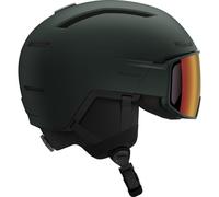 Salomon - Casco con visiera fotocromatica - Driver Pro Sigma Photo Mips Green Gables in Pelle - Taglia L - Verde